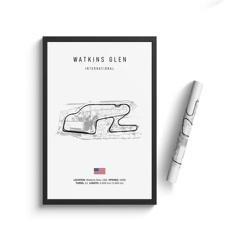Formula 1 Track Circuit Collection III - Canvas & Curio