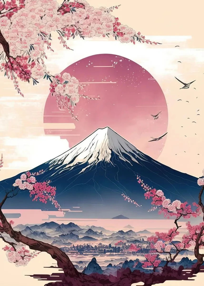 Sakura & Fuji Art Collection - Canvas & Curio