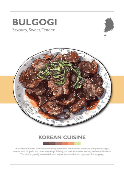 Korean Cuisine Art Collection - Canvas & Curio