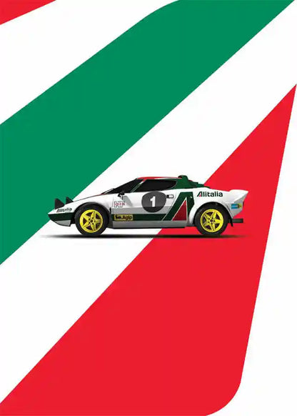 Pop F1 Aesthetic Vintage Cars Collection - Canvas & Curio