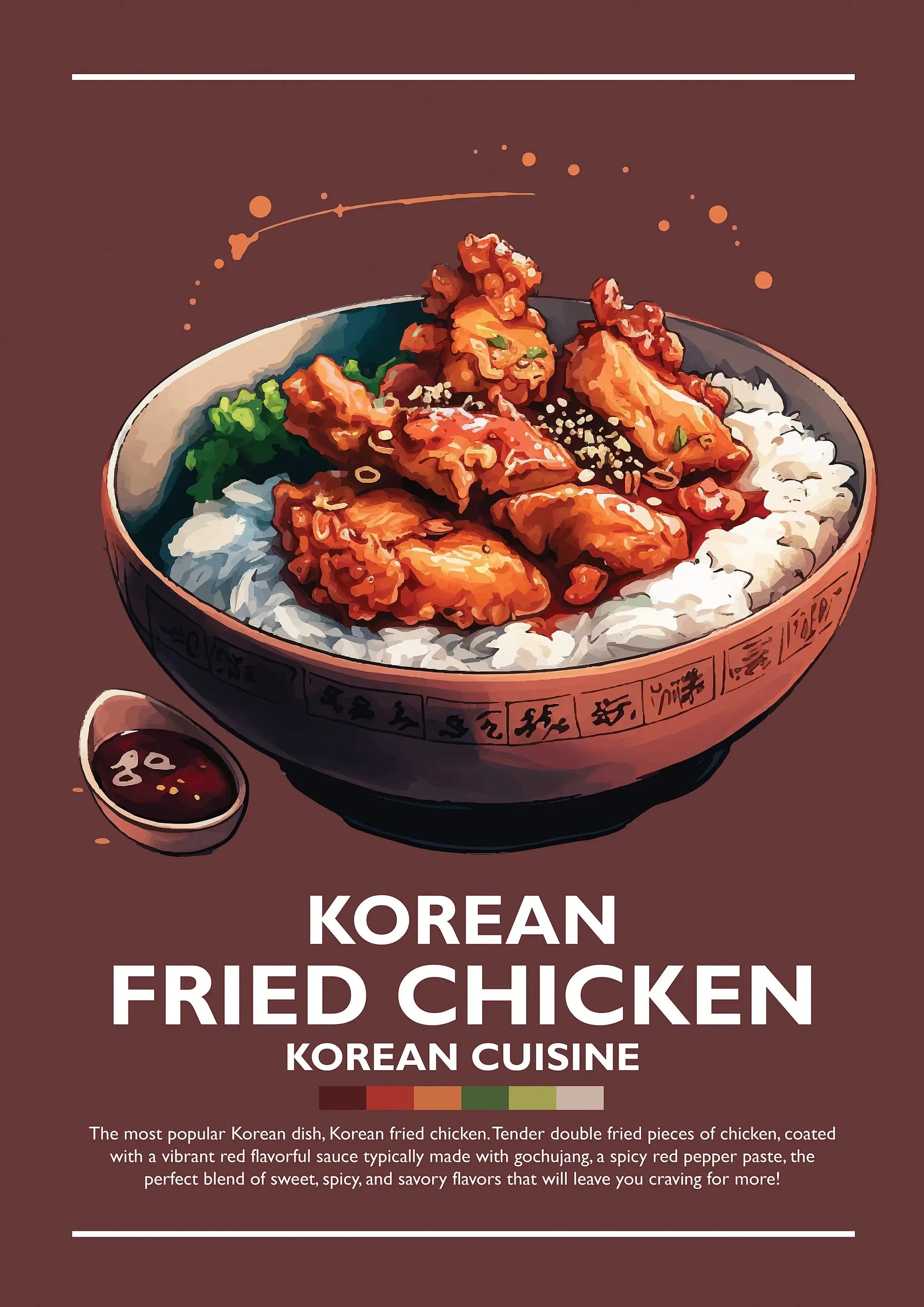 Korean Cuisine Art Collection - Canvas & Curio