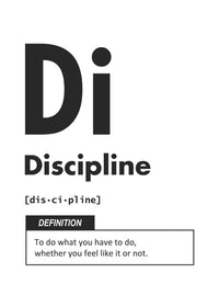 Discipline (White)
