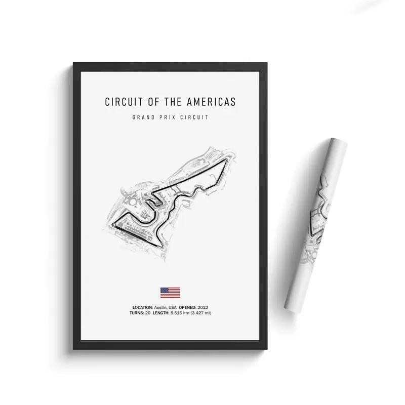 Formula 1 Track Circuit Collection II - Canvas & Curio