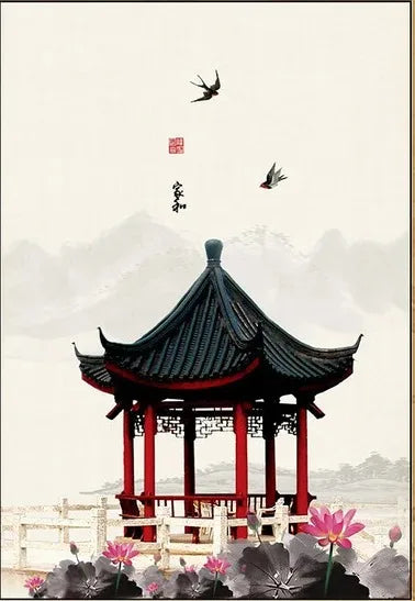 Traditional Chinese Landscape Collection - Canvas & Curio