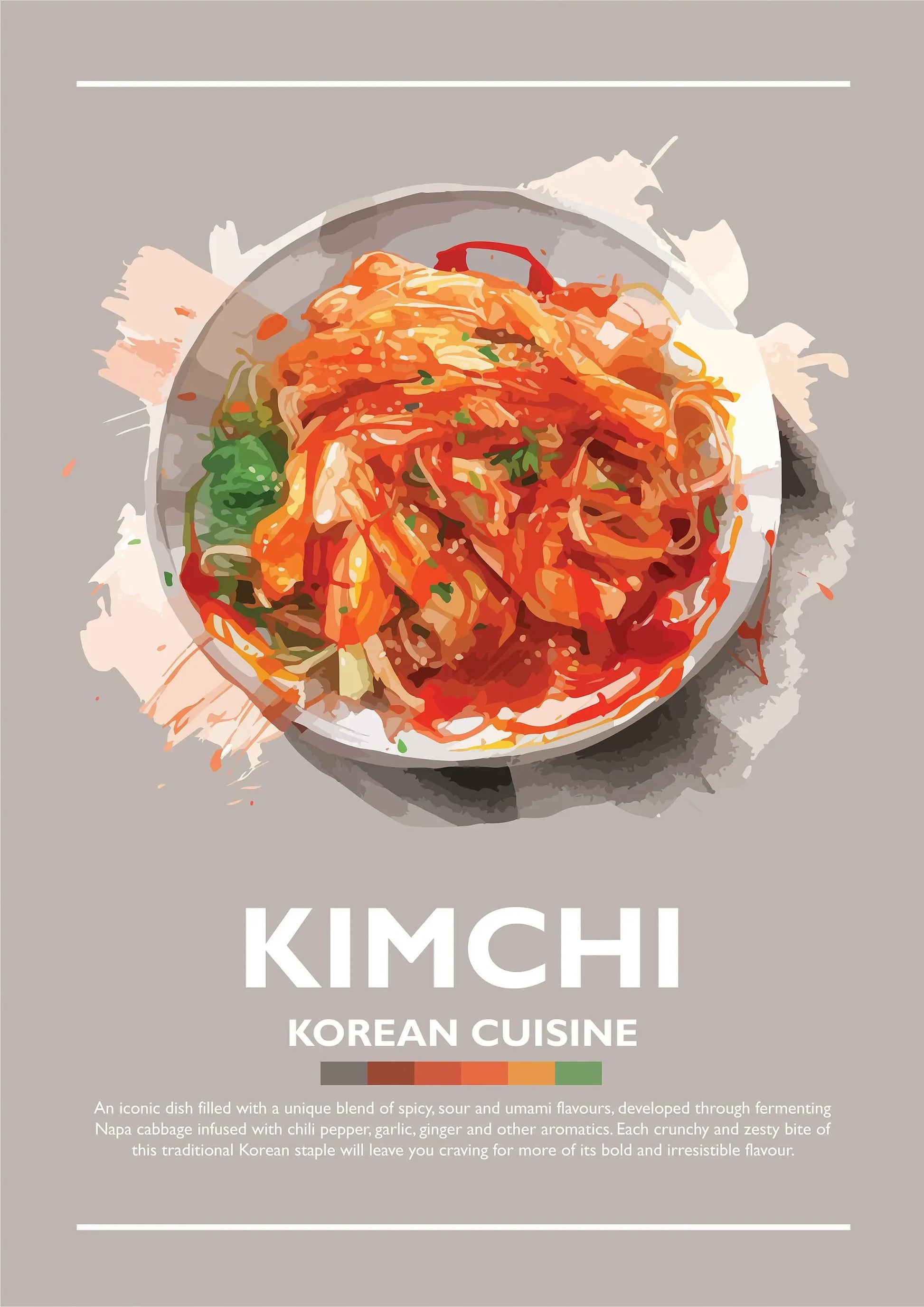 Korean Cuisine Art Collection - Canvas & Curio