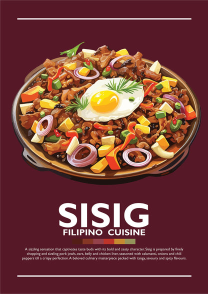 Filipino Cuisine Art Collection - Canvas & Curio