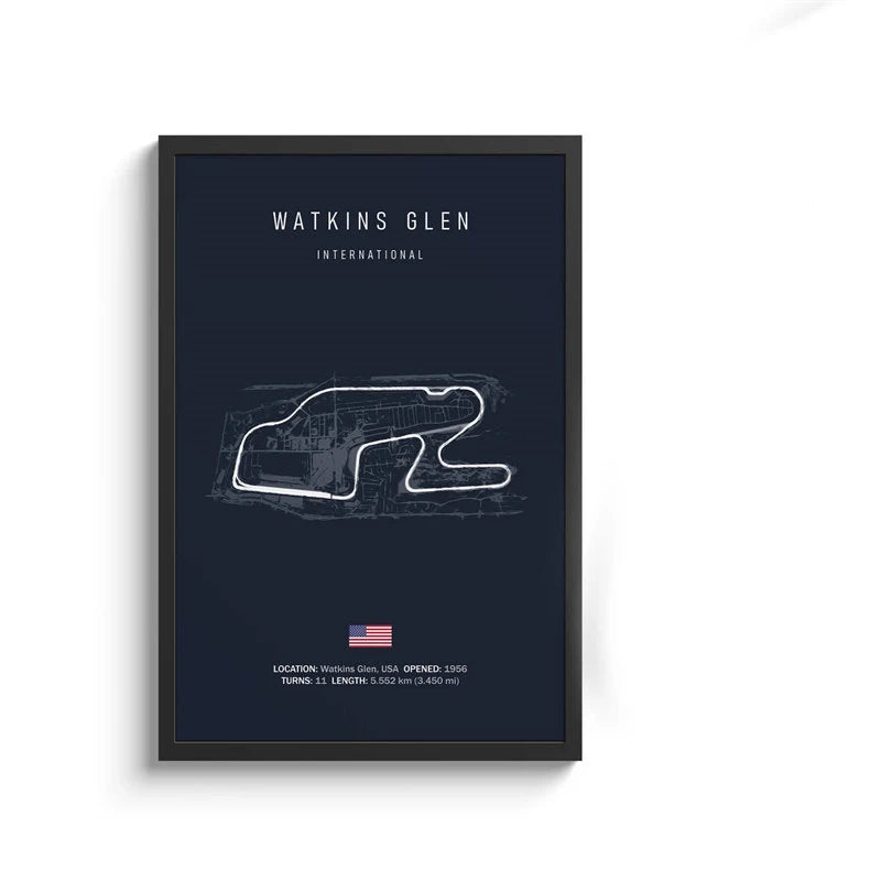 Formula 1 Track Circuit Collection - Canvas & Curio
