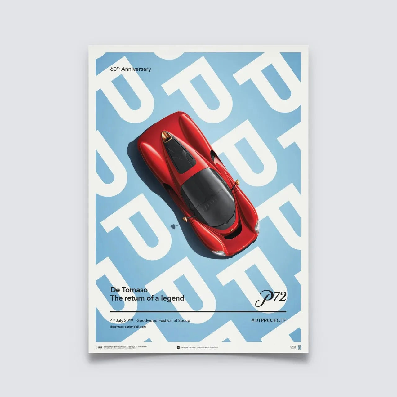 Classic World Famous Racing Cars Collection - Canvas & Curio