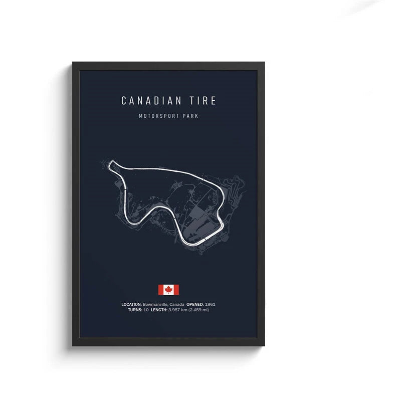 Formula 1 Track Circuit Collection - Canvas & Curio