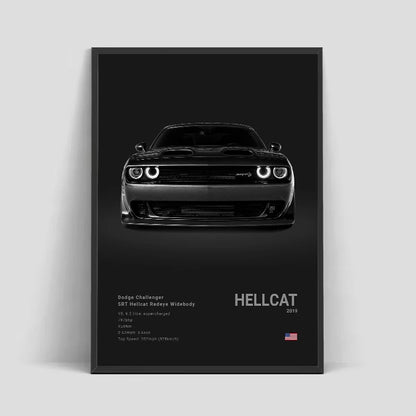Black & White Sport Cars Collection III - Canvas & Curio