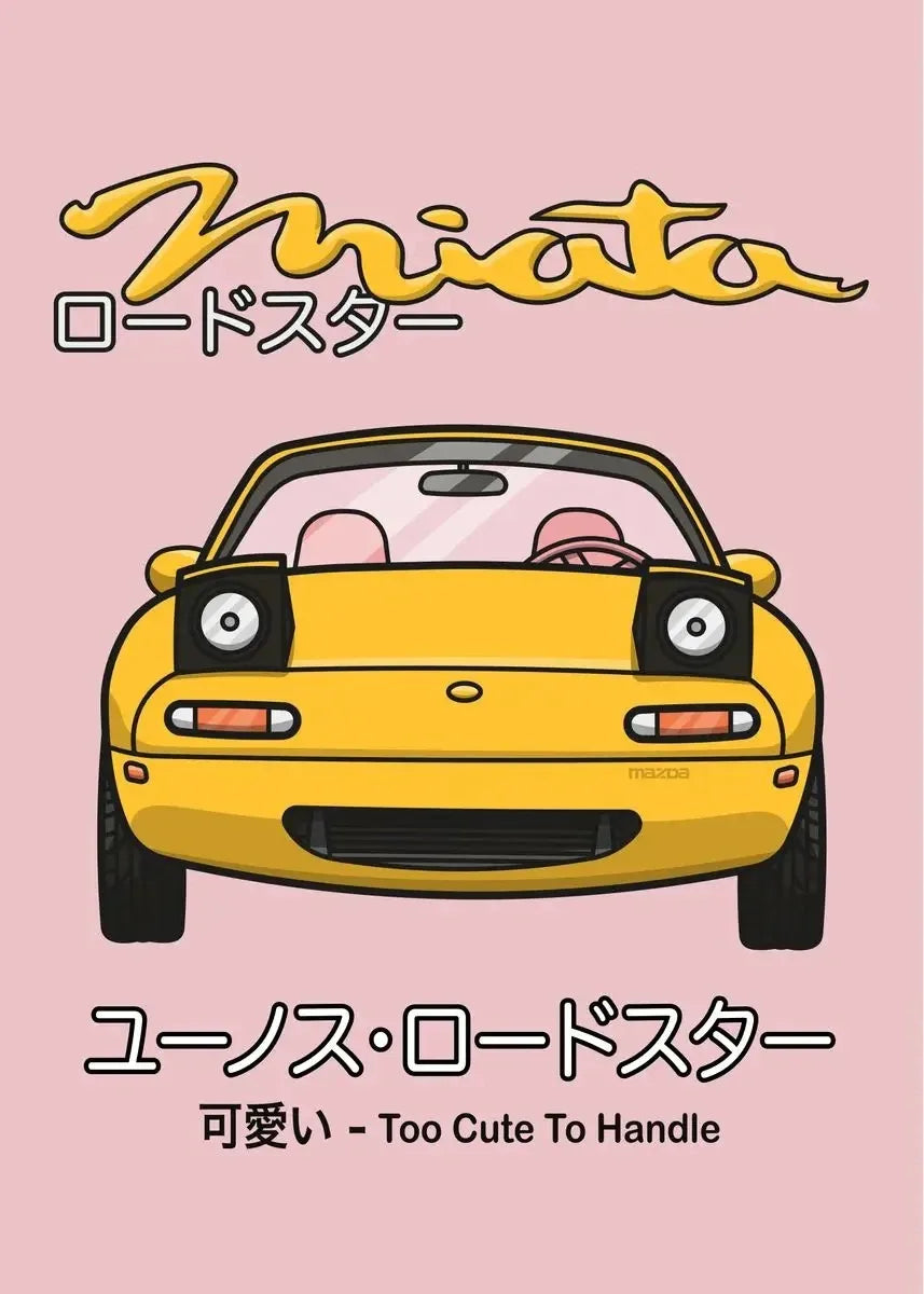 Pop Japanese Kawaii Cars Collection - Canvas & Curio