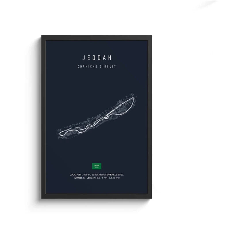 Formula 1 Track Circuit Collection - Canvas & Curio