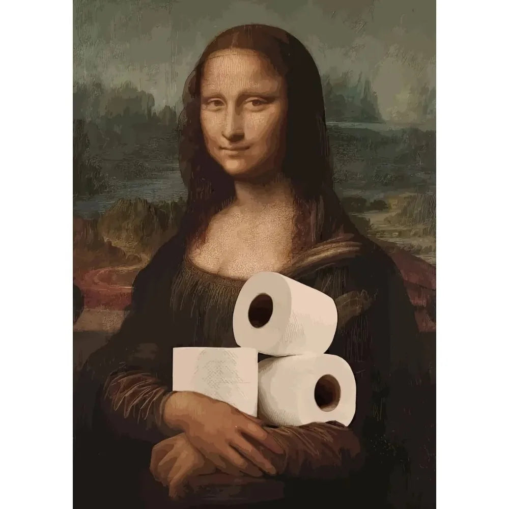 Humorous Bathroom Art Collection - Canvas & Curio