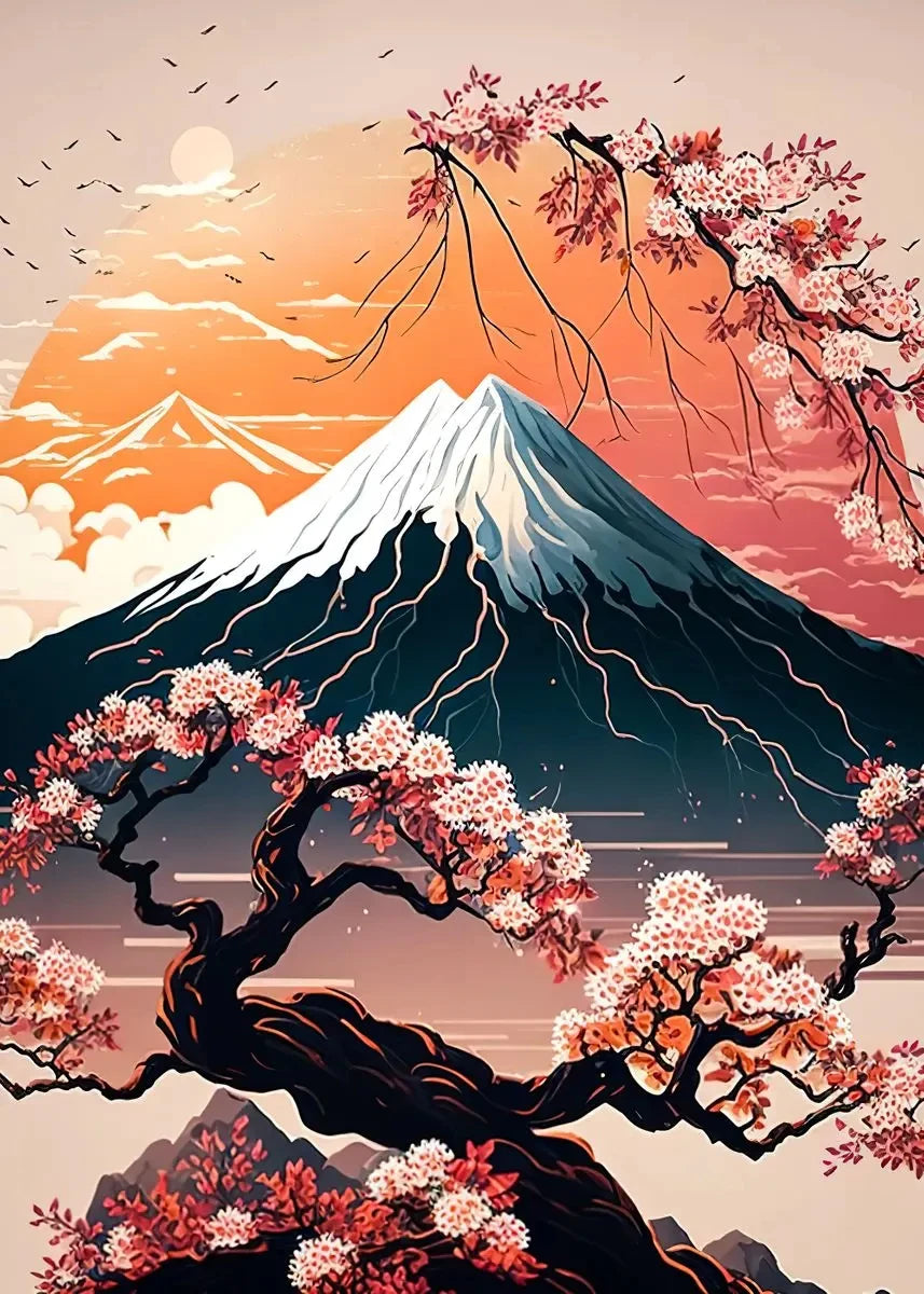 Sakura & Fuji Art Collection - Canvas & Curio