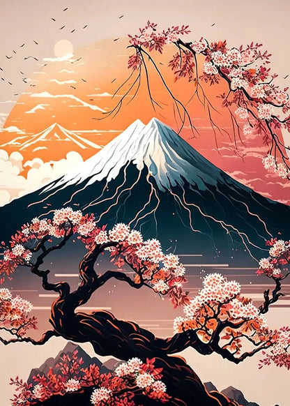 Sakura & Fuji Art Collection - Canvas & Curio
