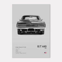 Dodge Charger R/T 440 1968 (Grey)