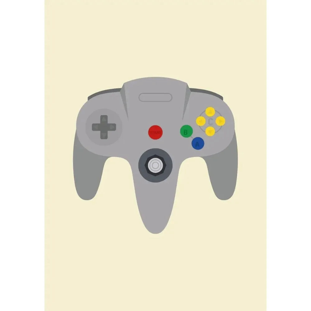 Retro Gaming Controllers Collection - Canvas & Curio