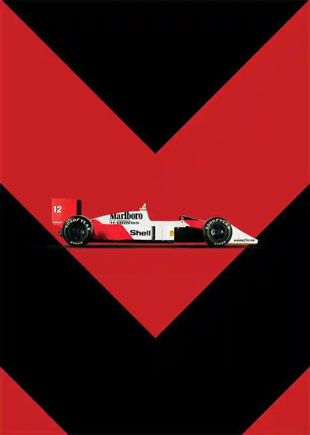 Pop F1 Aesthetic Vintage Cars Collection II - Canvas & Curio