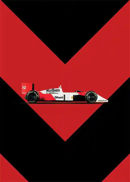 Pop F1 Aesthetic Vintage Cars Collection II - Canvas & Curio