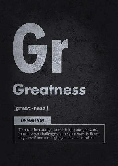 Periodic Table of Motivation Collection II - Canvas & Curio
