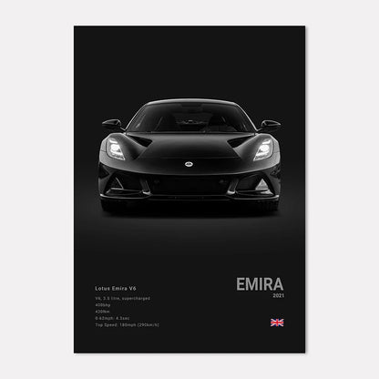 Black & White Sport Cars Collection - Canvas & Curio
