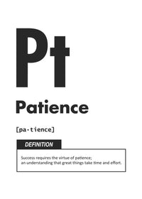 Patience (White)