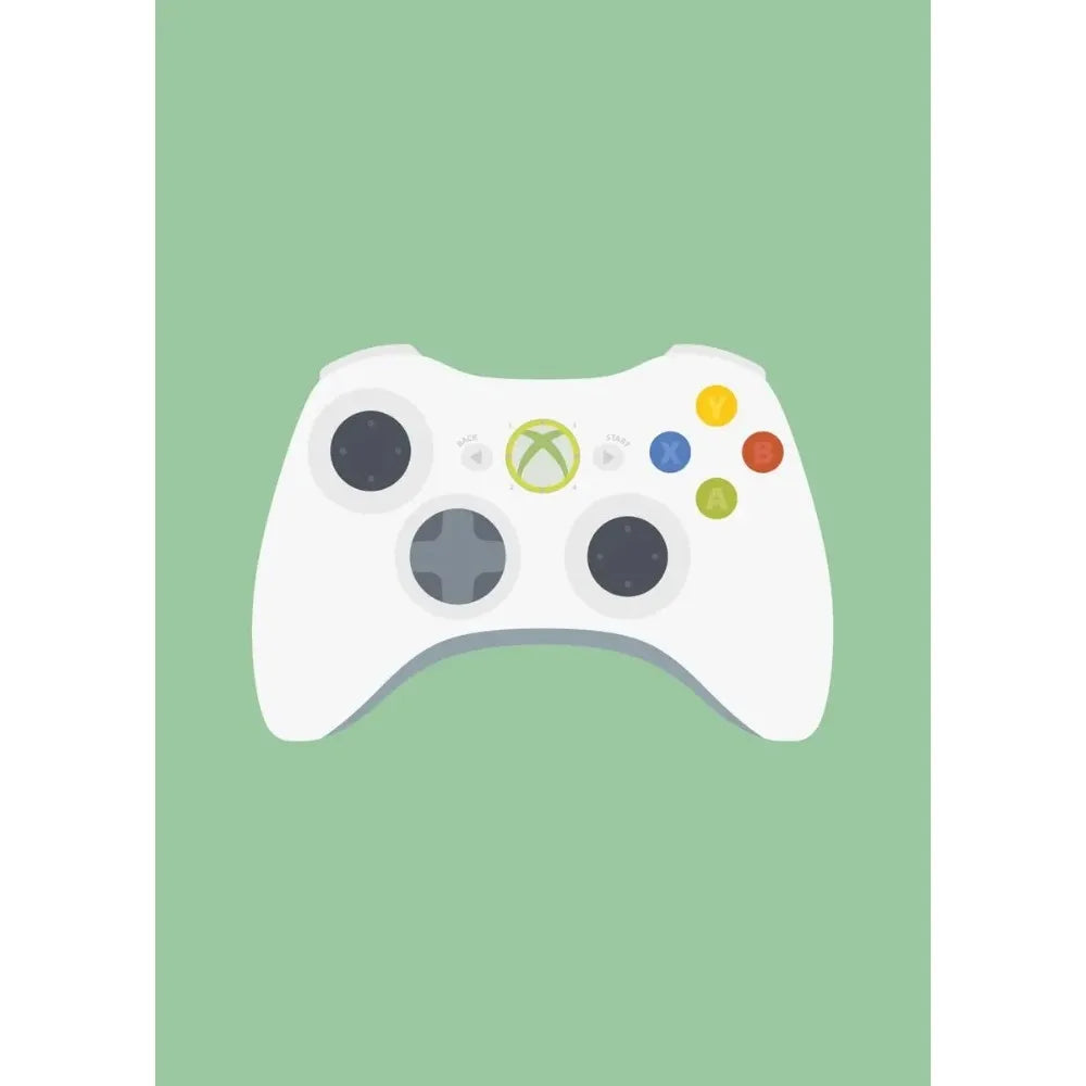 Retro Gaming Controllers Collection - Canvas & Curio