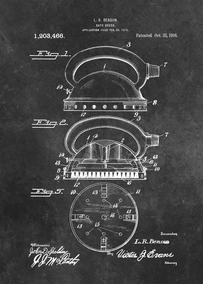 Bathroom Blueprint Collection - Canvas & Curio