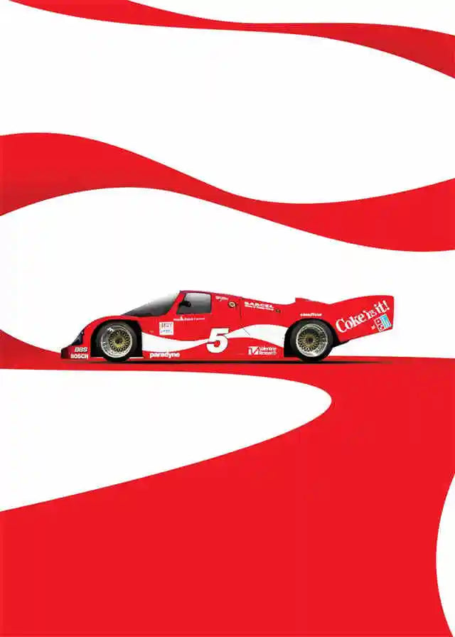 Pop F1 Aesthetic Vintage Cars Collection II - Canvas & Curio