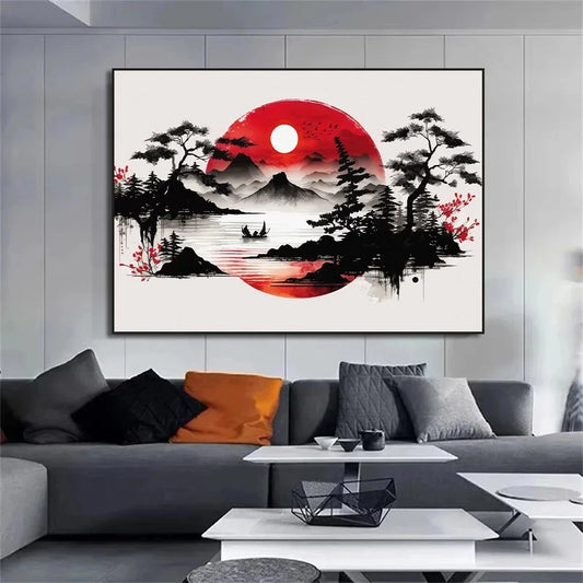 Chinese Ink Landscape Collection - Canvas & Curio