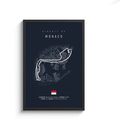 Formula 1 Track Circuit Collection - Canvas & Curio