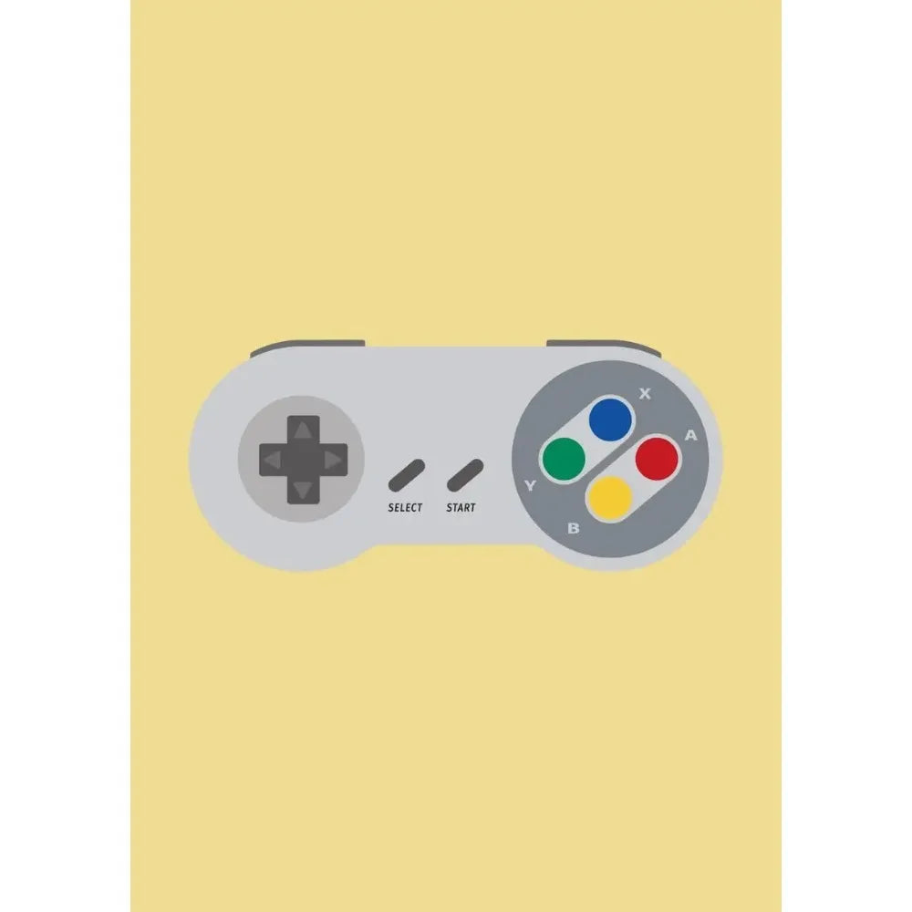 Retro Gaming Controllers Collection - Canvas & Curio