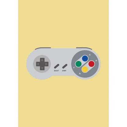 Retro Gaming Controllers Collection - Canvas & Curio