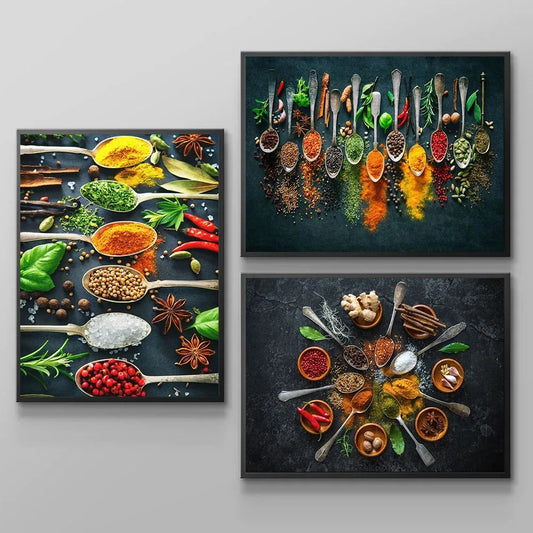 Herbs, Spices & Sushi Collection - Canvas & Curio