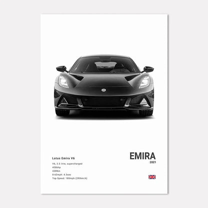 Black & White Sport Cars Collection - Canvas & Curio