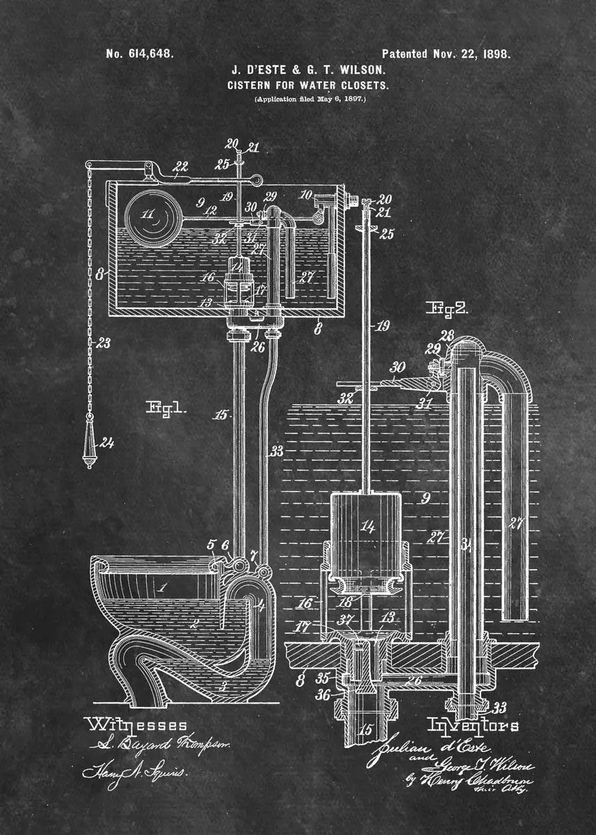 Bathroom Blueprint Collection - Canvas & Curio