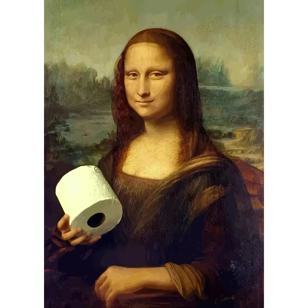 Humorous Bathroom Art Collection - Canvas & Curio