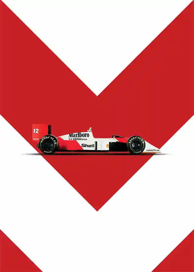 Pop F1 Aesthetic Vintage Cars Collection II - Canvas & Curio