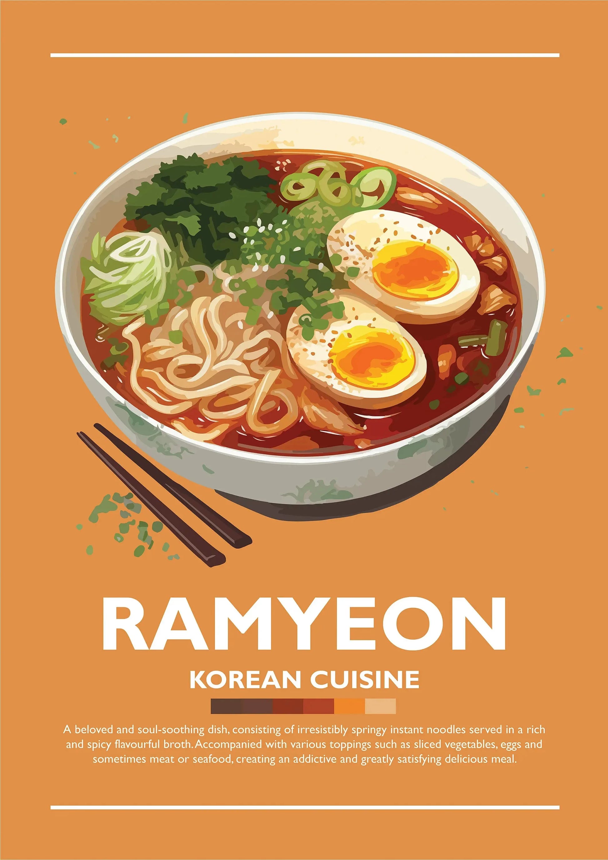 Korean Cuisine Art Collection - Canvas & Curio