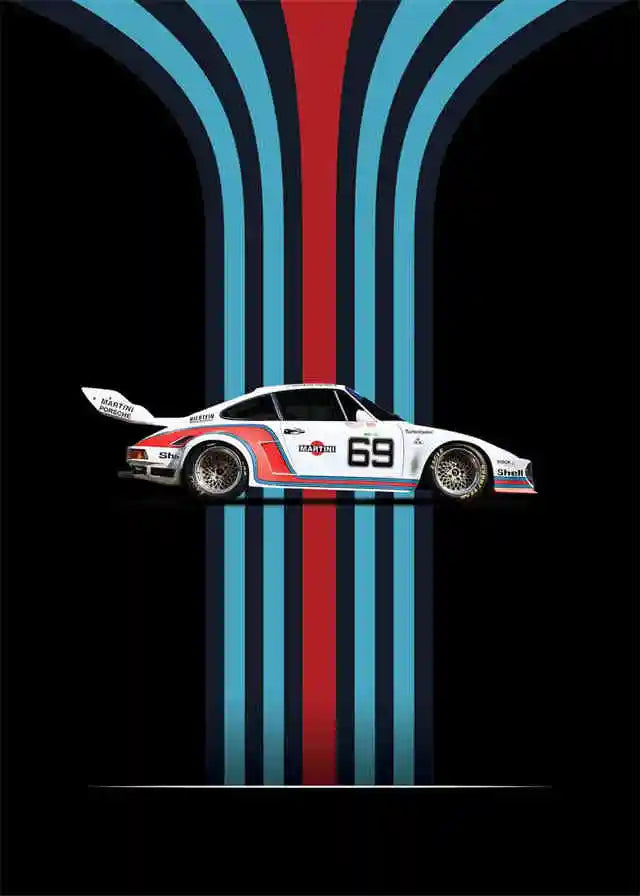 Pop F1 Aesthetic Vintage Cars Collection - Canvas & Curio