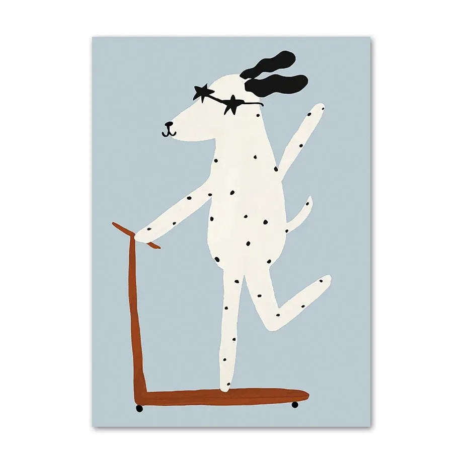 Nordic Nursery Animal Art Collection - Canvas & Curio