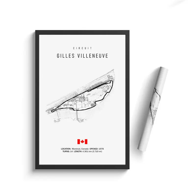 Formula 1 Track Circuit Collection II - Canvas & Curio