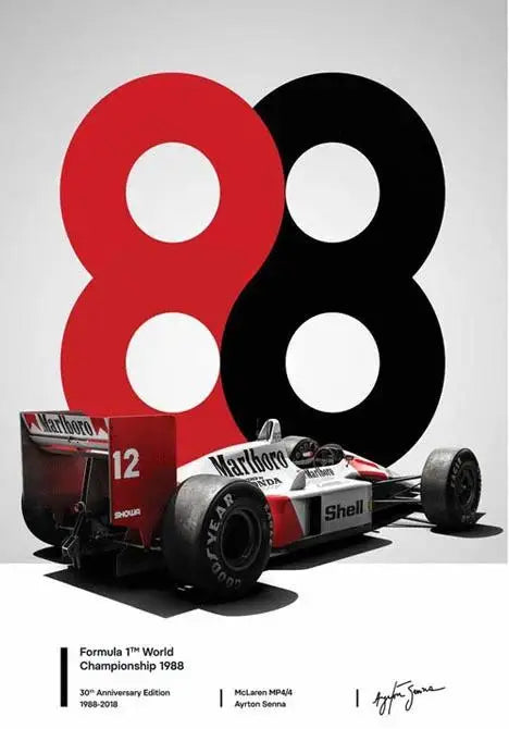 Ayrton Senna Racing Collection - Canvas & Curio