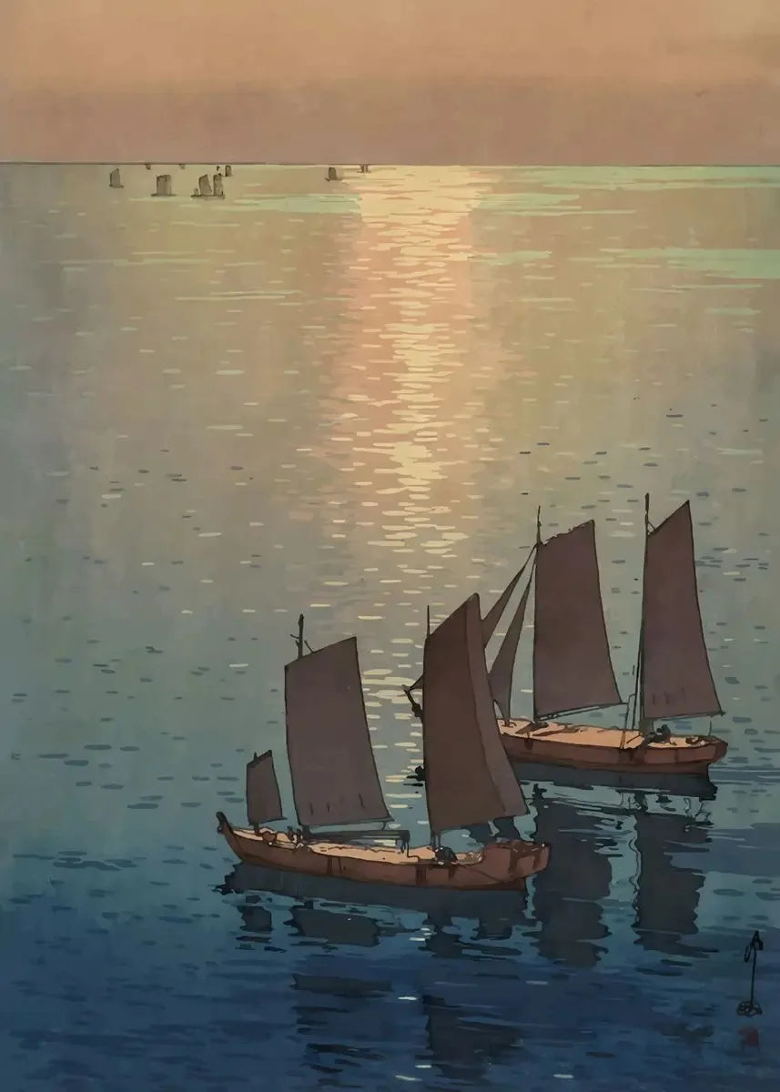 Japanese Landscape Art Collection - Canvas & Curio