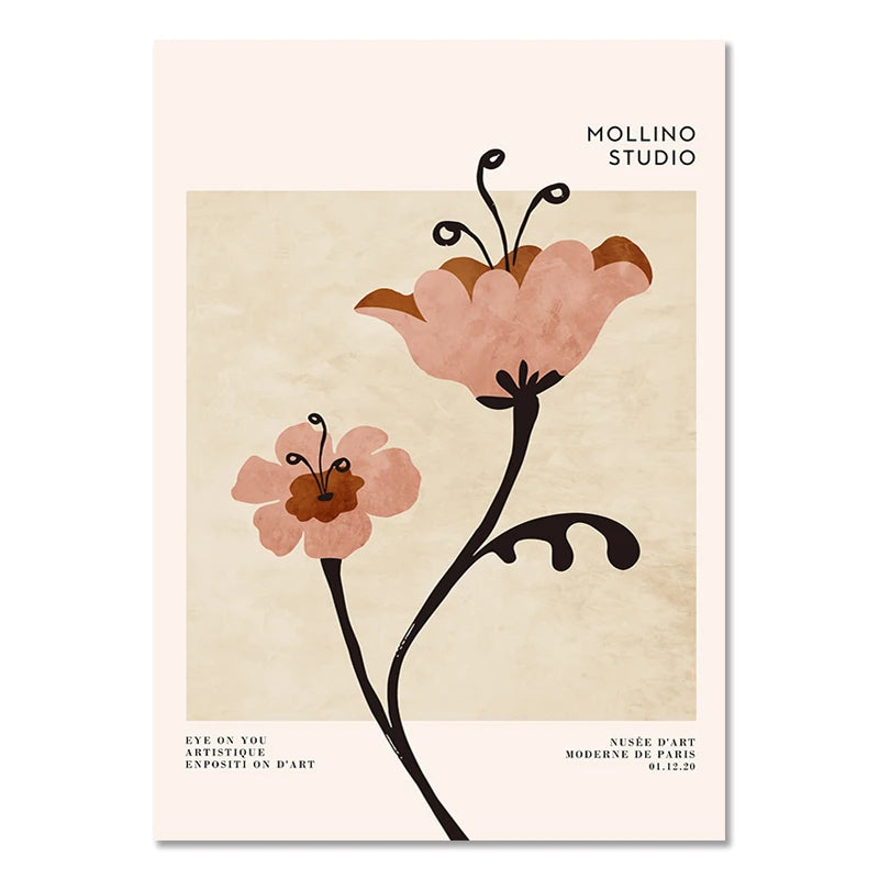 Abstract Botanicals Art Collection - Canvas & Curio