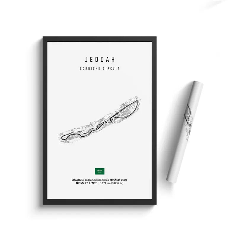Formula 1 Track Circuit Collection II - Canvas & Curio