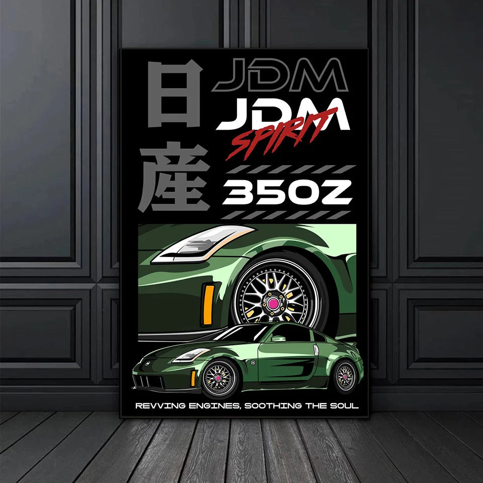 Legendary Japanese Cars Collection - Canvas & Curio