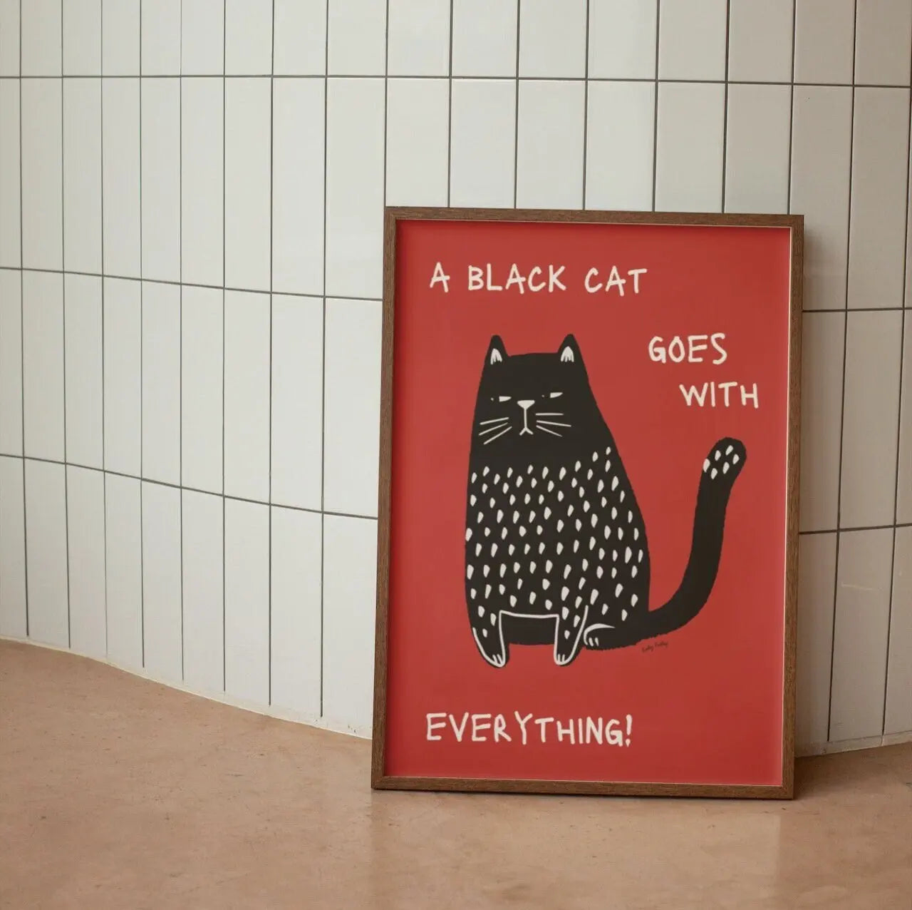 Whimsical Black Cat Collection - Canvas & Curio