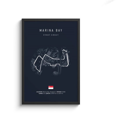 Formula 1 Track Circuit Collection - Canvas & Curio