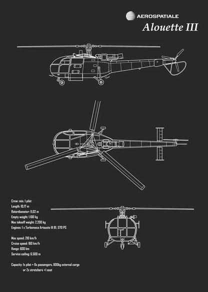 Modern Aircraft Blueprint Collection - Canvas & Curio